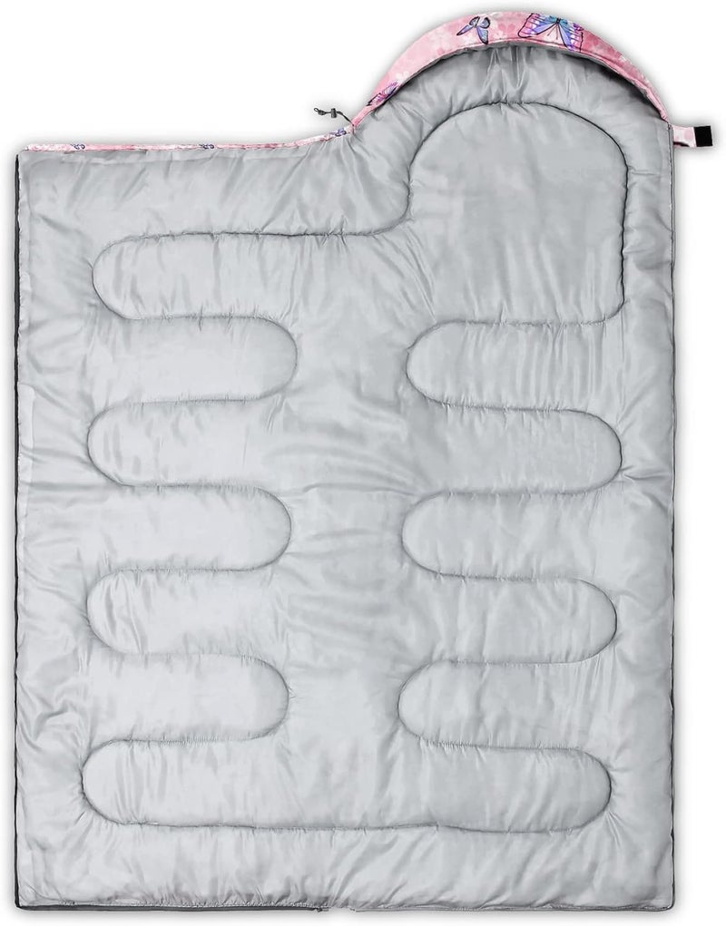 QOOMO Camping Sleeping Bags,3 Season Warm & Cool Weather,Lightweight,Waterproof Sleeping Bags for Adults & Kids,Traveling,and Outdoors,Camping Gear Equipment - Image 3